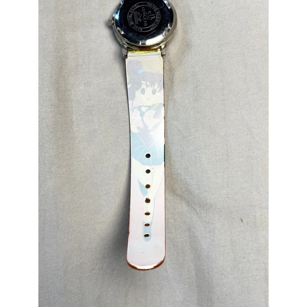 Vintage 90s Willis Sailor Jupiter sailor moon  Anime Watch Yellow Jelly Strap